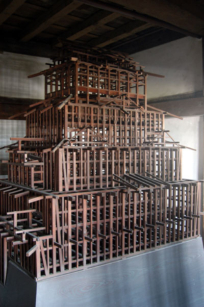 Model of the wood structure