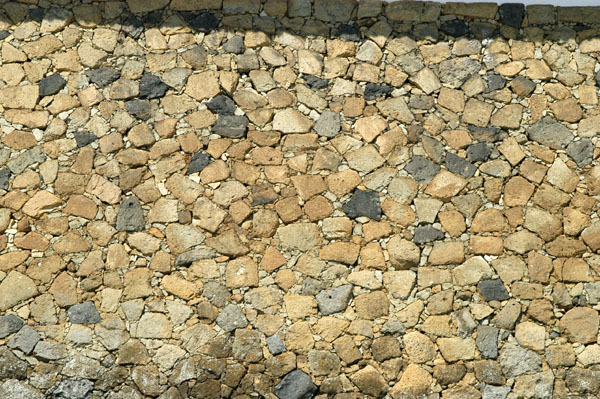 Stone foundation of the Donjon, Himeji Castle