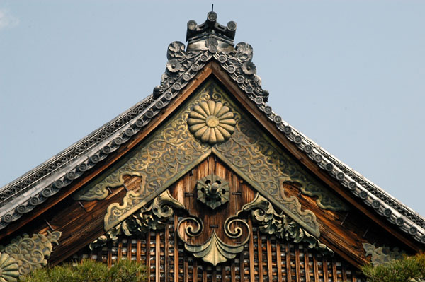 Main gable of Ninomaru Palace, Nijo Castle