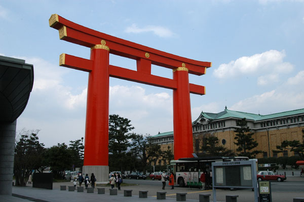 Gateway near the art museums, Kyoto