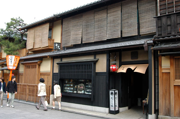 Traditional Japanese houses, Gion district, Kyoto