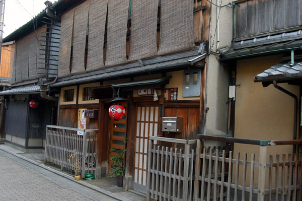 Traditional Japanese houses, Gion district, Kyoto