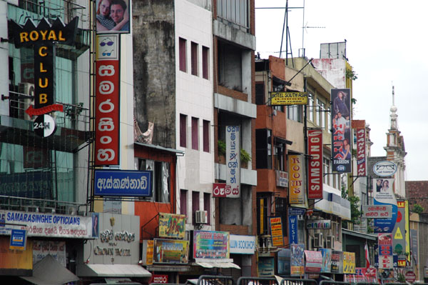 Pettah, one of the most diverse areas of Colombo with Christian, Muslim, Buddhist and Hindu places of worship