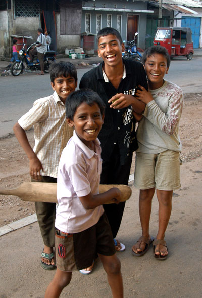 Kids in Colombo