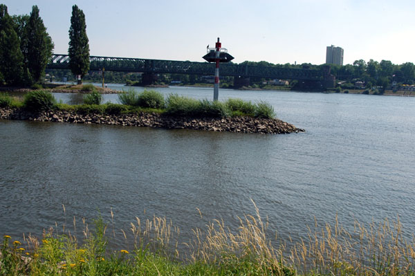 Confluence of the Rhein and Main Rivers