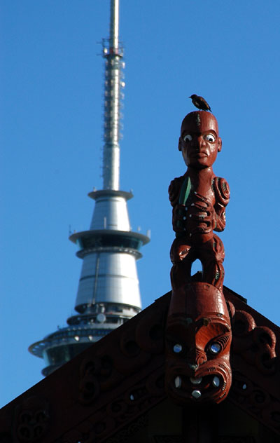 Maori meetinghouse in Auckland