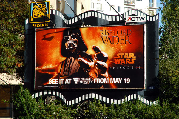 Star Wars III poster, Auckland