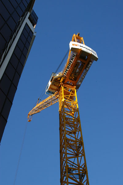 Construction crane, Auckland