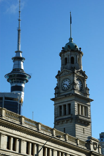 City Hall and Sky Tower