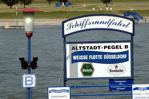 Weisse Flotte pier, Dsseldorf