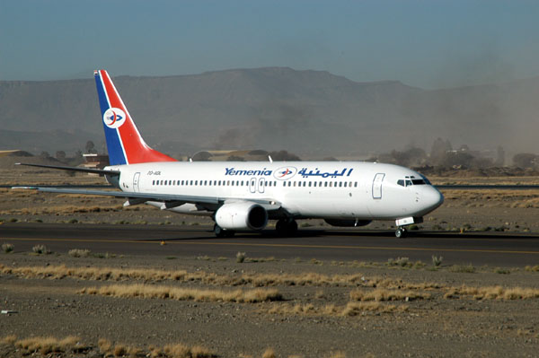 Yemenia 737 (7O-ADL) at SAH