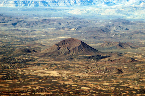 Volcanic cone near Sana'a