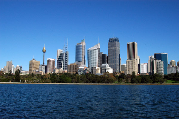 Downtown Sydney from Mrs. Macquaries Point