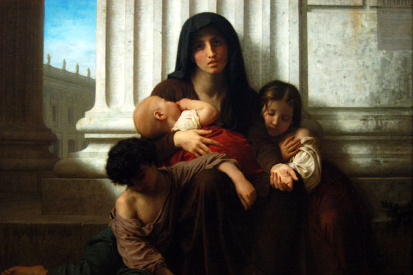 Charity, 1865, William Adolphe Bouguereau (1825-1905)
