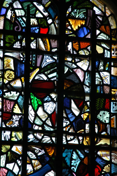 Stained glass in the Tower of London
