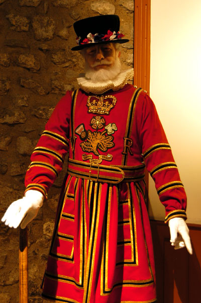 A Beefeater uniform from the reign of Queen Victoria