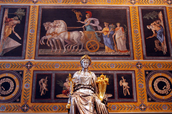 La Paix, celebrating the Peace of Amiens, and mosaic Le Gnie de l'Empereur matrisant la Victoire ramne la Paix et l'Abondance