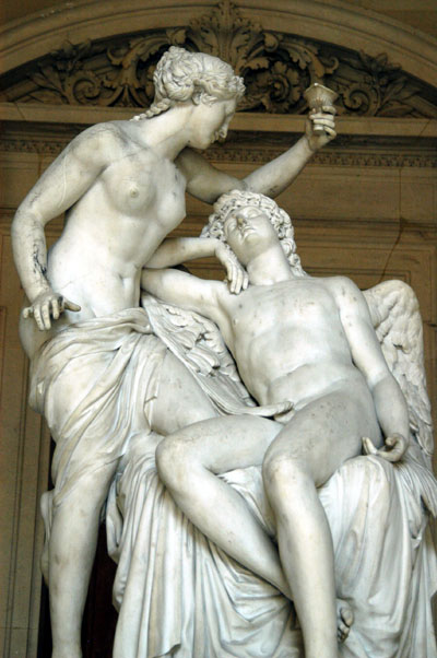 Eros and Psyche, Franois-Nicolas Delaistre, 1780-1785