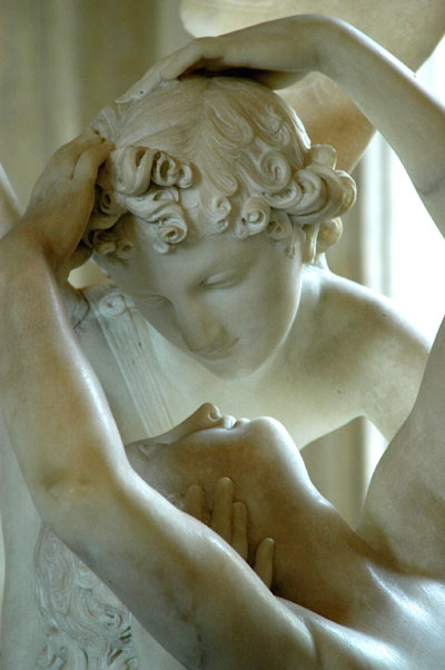 Psyche reanimated by the kiss of Eros, Antonio Canova, 1787