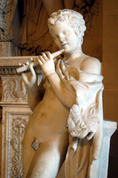 Faune playing the flute, 1st-2nd C AD