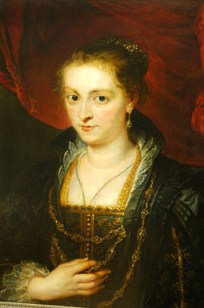 Portrait of Suzanne Fourment, Peter Paul Rubens