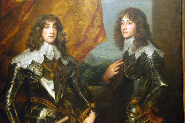 Portrait of the Palatinate Princes Charles-Louis I and his brother Robert, 1637, Antoon van Dyck