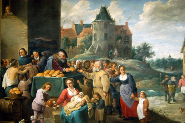 Les Oeuvres de misricorde, 1640, David Teniers the Younger (1610-1690)