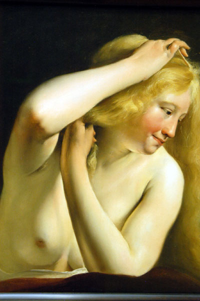 Young Woman Combing Herself, Dutch, Salomon de Bray (1597-1664)