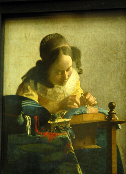 The Lacemaker, 1669-70, Dutch, Johannes Vermeer (1632-1675)