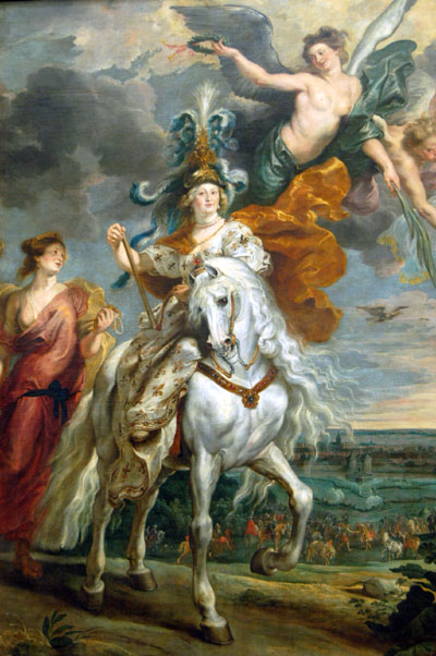 The Voyage of Marie de Medici to Pont-de-C (Anjou) 1610, Medici Gallery, Peter Paul Rubens