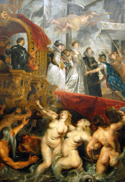 Disembarcation of the Queen at Marseilles, Medici Gallery, Peter Paul Rubens