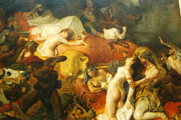 Death of Sardanapale, 1827, Eugne Delacroix