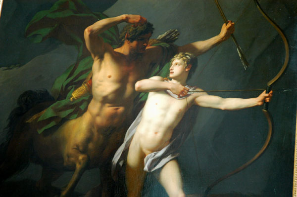 The Education of Achilles by the Centaur Chiron, 1782, Jean-Baptiste Regnault (1754-1829)