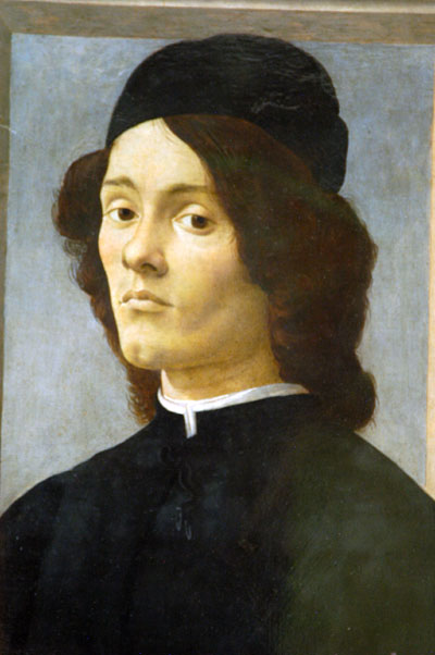 Portrait of a Young Man, Italian, 1470, Botticelli (1445-1510)