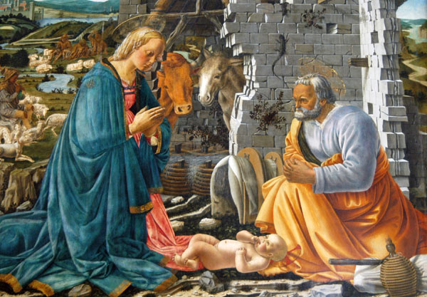 The Nativity, Italian, 1465-1470, Fra Diamante (1430-1498)