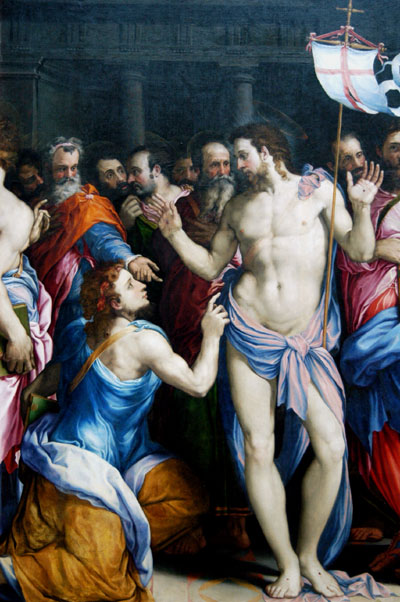The Disbelief of St. Thomas, Italian, 1543-47, Francesco de' Rossi called Salviati (1510-1563)