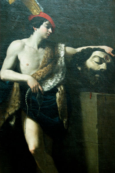 David, vanquisher of Goliath, Italian, 1604-06, Guido Reni (1575-1642)