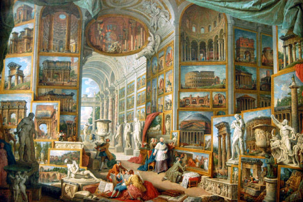 Gallery of Views of Ancient Rome, Italian, 1758, Giovanni Paolo Rannini (1691-1765)