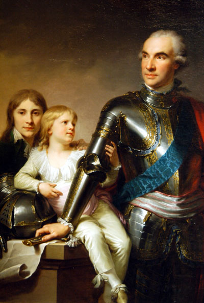 Count Stanislas Potocki (1745-1805) and his 2 sons, Italian, 1789-90, Giovanni Battista Lampi (1751-1830)