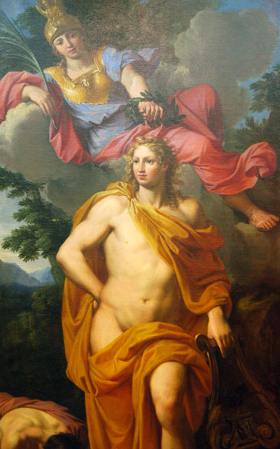 Apollo Crowned by Minerva, 1667-8, Noel Coypel (1628-1707)