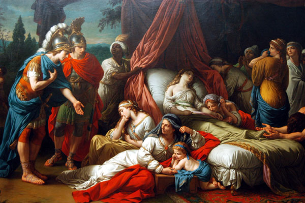 The Death of the Wife of Darius, 1785, Louis Lagrene called L'An (1724-1805)