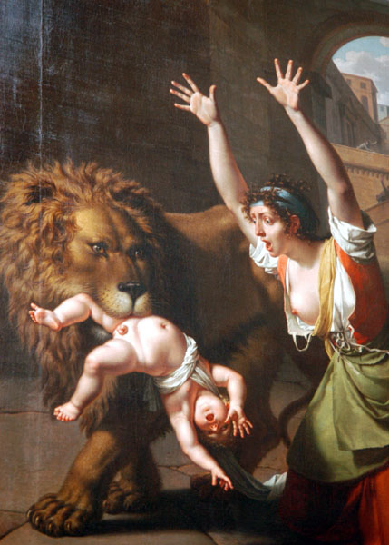 The Lion of Florence, 1801, Nicholas-Andr Monsiau (1754-1837)