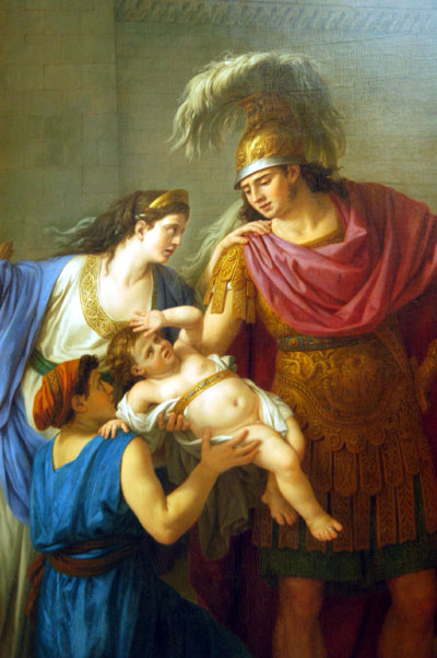 The Farewell of Hector and Andromache, 1786, Joseph-Marie Vien (1716-1809)