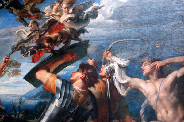 Aeneas (Ene) and his companions battling the Harpies, 1646-7, Franois Perrier (1590-1650)