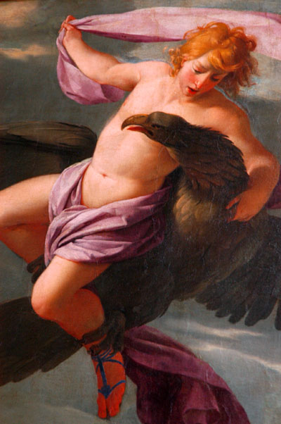 Ganymede raised by Zeus, 1644, Eustache le Sueur (1616-1655)