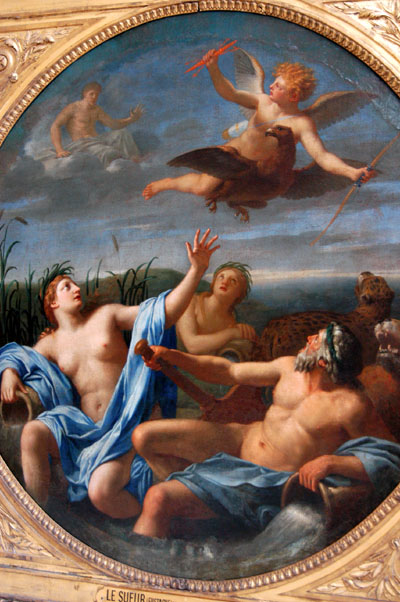 Eros Steals the Lightnight of Zeus, 1646-47, Eustache le Sueur (1616-1655)