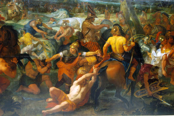 The Battle of Arbelles between Alexander and Darius, 1669, Charles Le Brun (1619-1690)