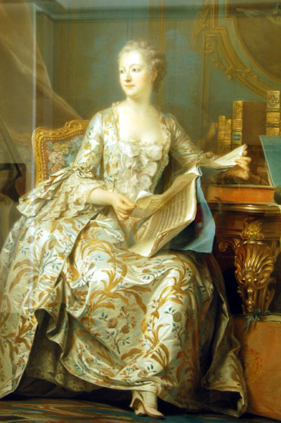 Madame Pompadour, 1755, Maurice-Quentin Delatour (1704-1788)
