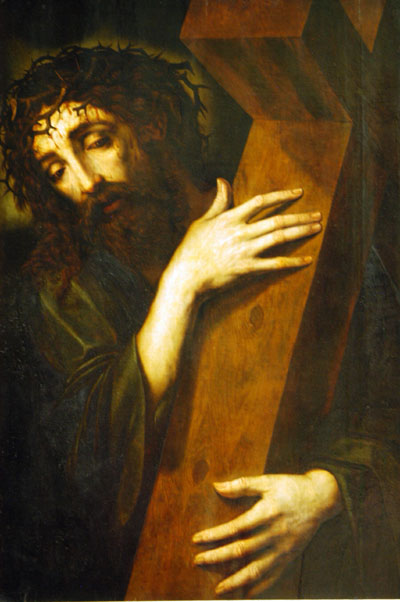 Christ carrying the cross, Flemish, 17th C.