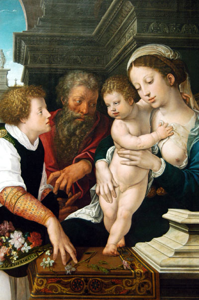 The Holy Family, Flemish, 1521, Barend van Orley (1488-1541)